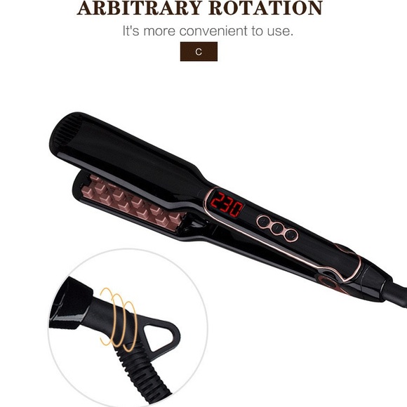 COPY - 2-in-1 Hair Volumizing Iron Hair Straightener Ceramic Crimper Corrugated… - Picture 5 of 10